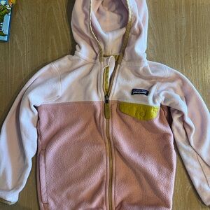 Patagonia Kids Pink Fleece Hoodie